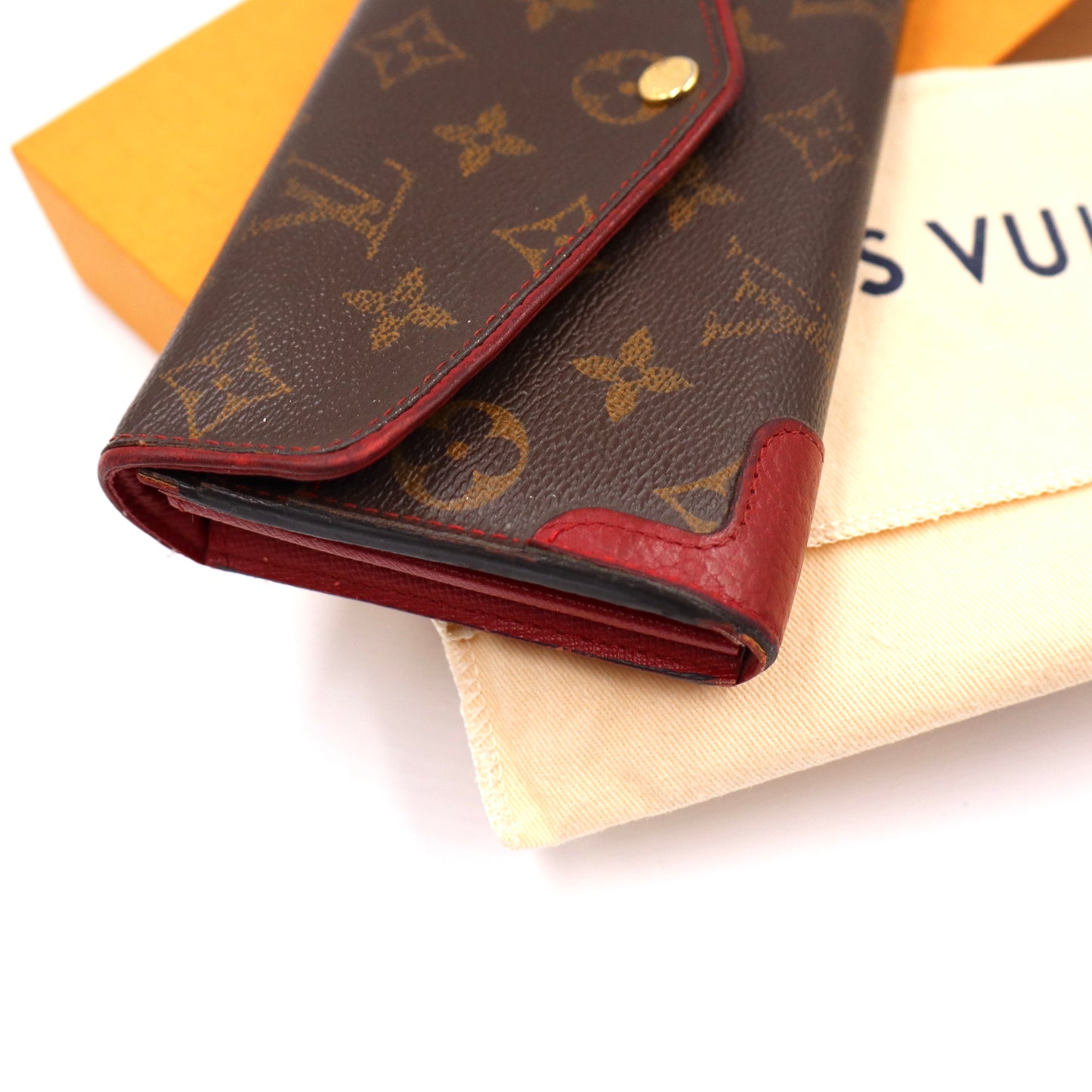 Louis Vuitton Portefeuille Sarah Long Wallet - 496