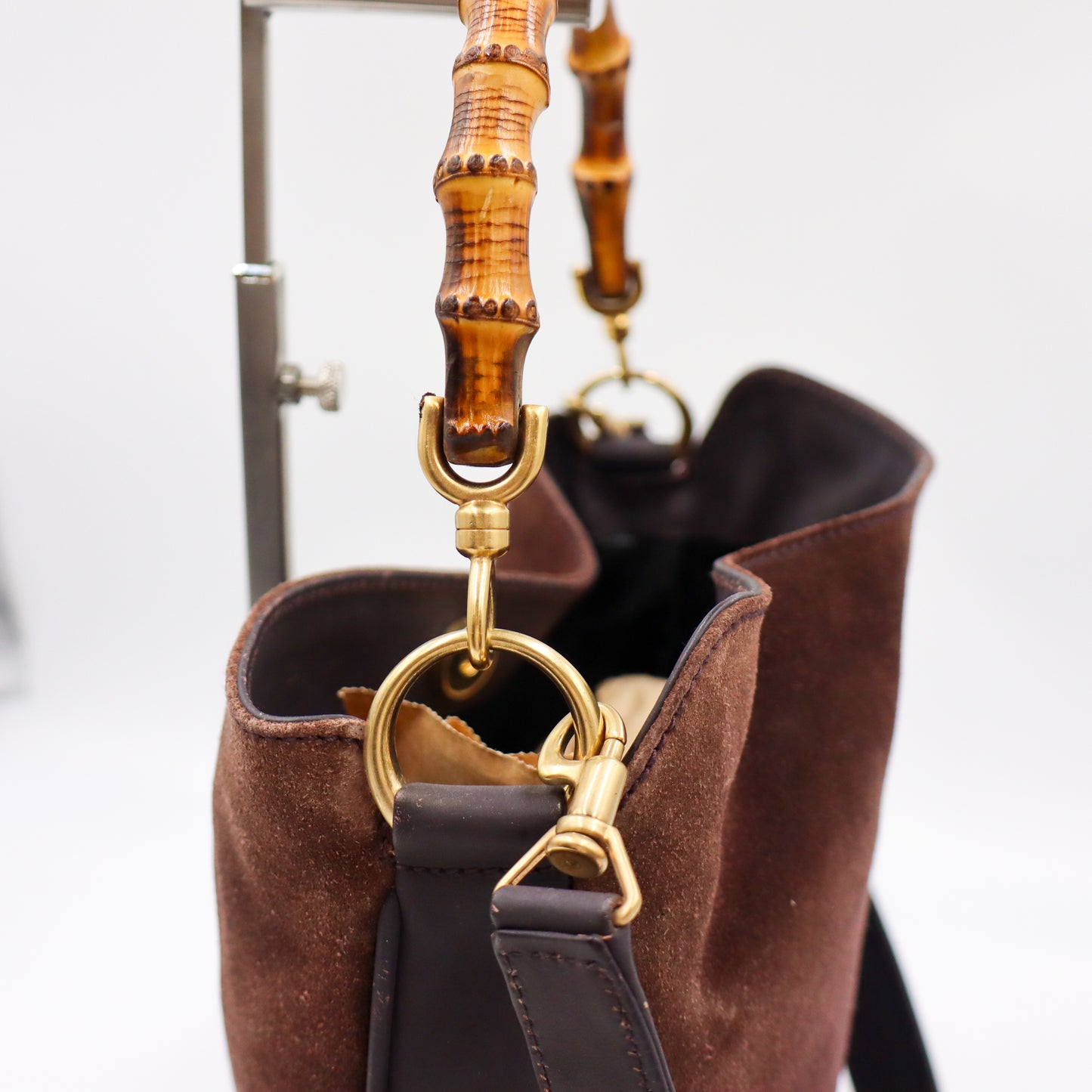 Gucci Bamboo Suede GG - 597