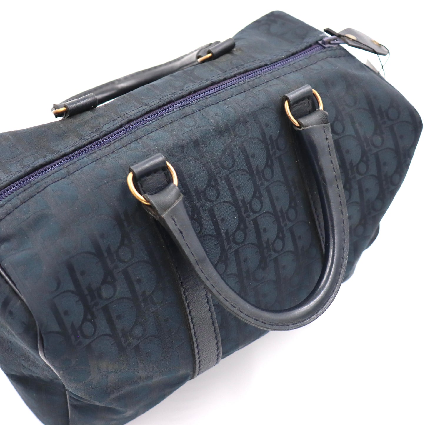 Dior Monogram Blau Keepall Vintage - 345