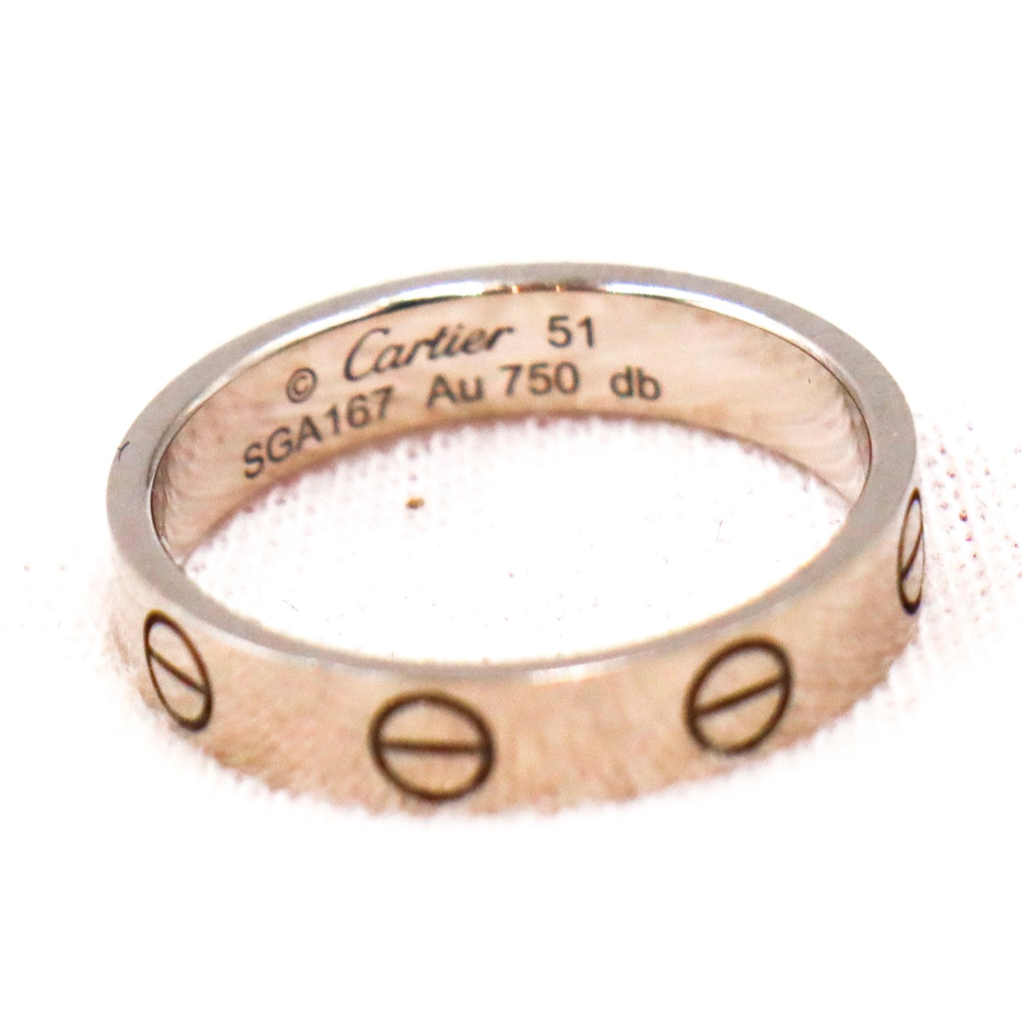 Cartier Love Ring Mini Size 51 - 762