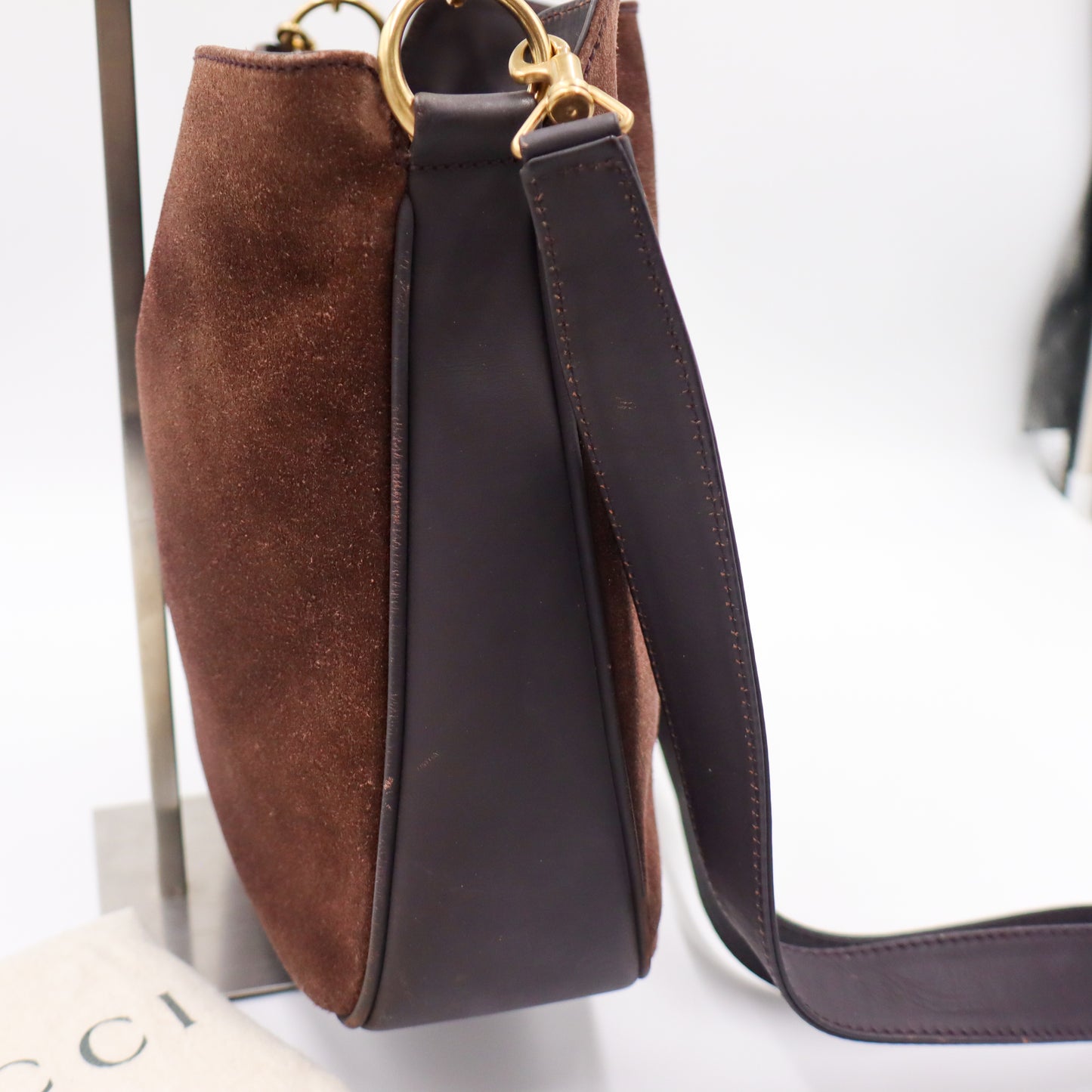 Gucci Bamboo Suede GG - 597