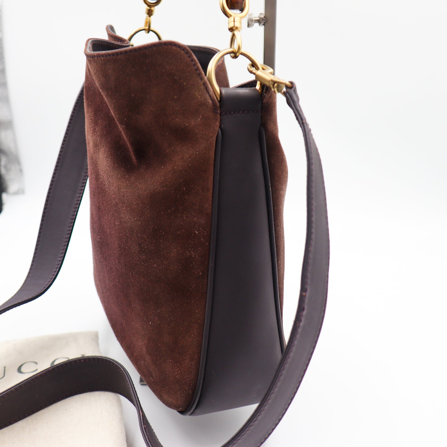 Gucci Bamboo Suede GG - 597
