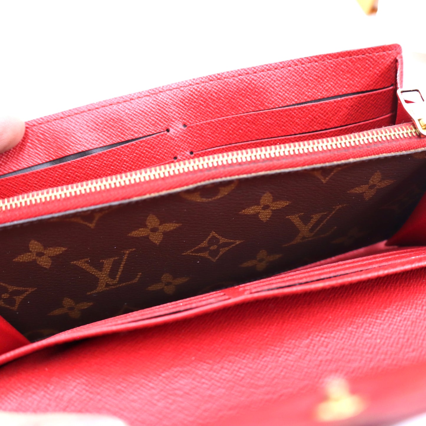 Louis Vuitton Portefeuille Sarah Long Wallet - 496