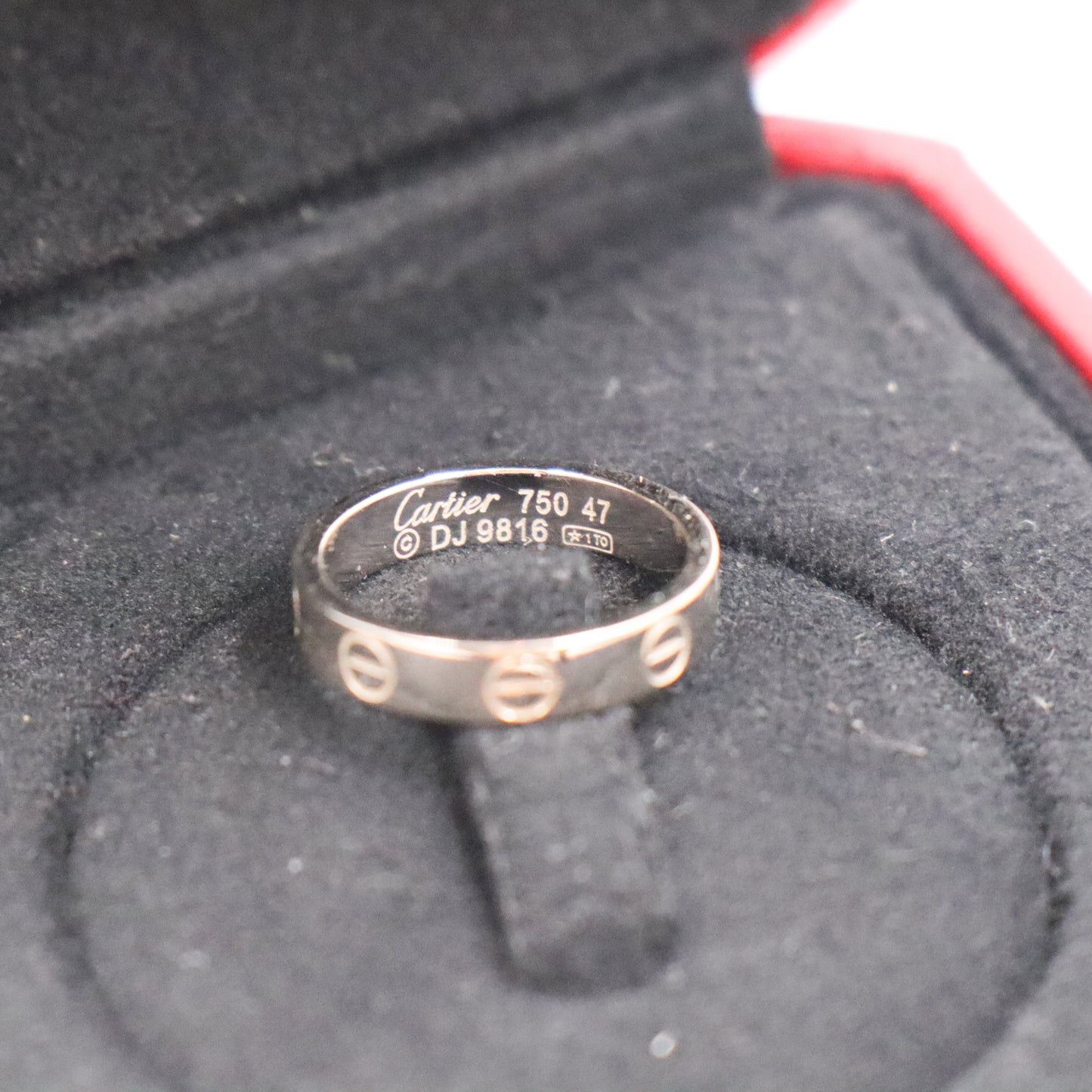 Cartier Love Ring Mini Size 47 - 749