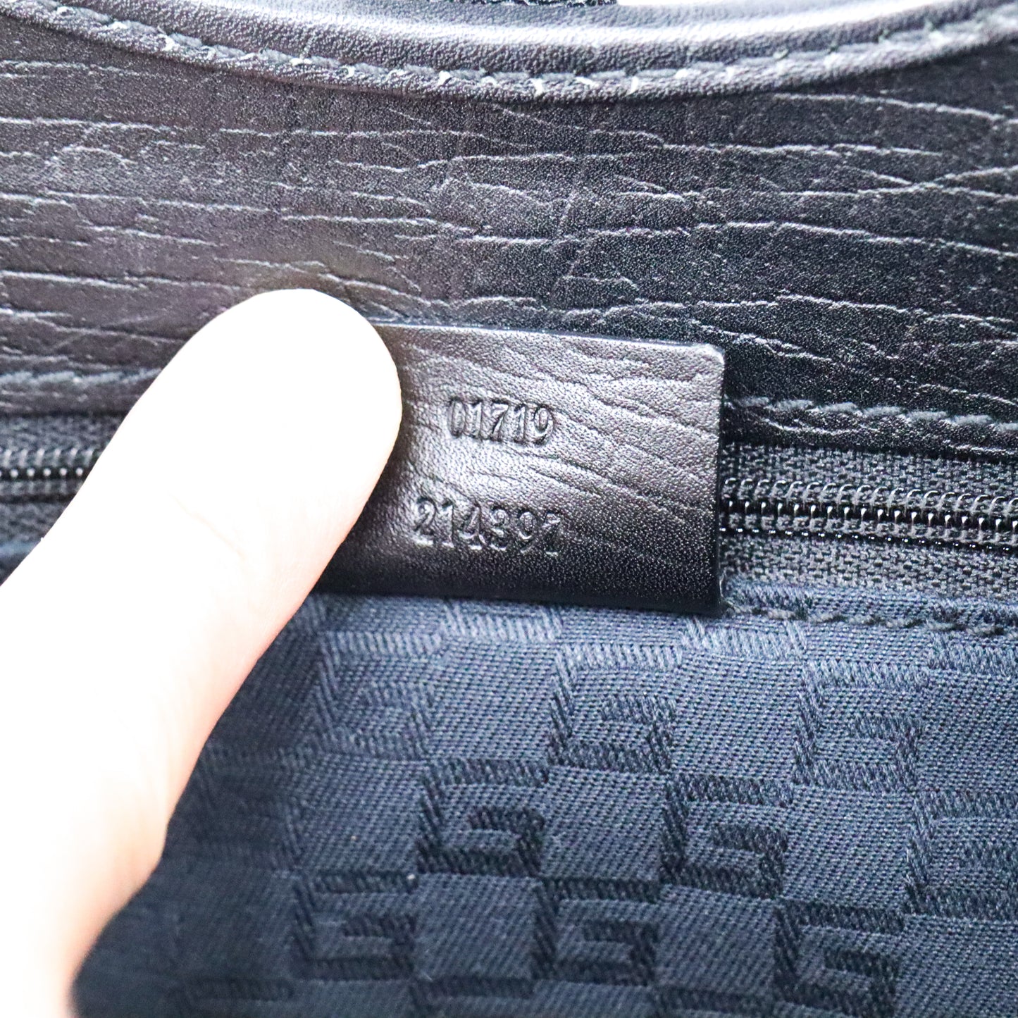 Gucci Jackie Leder Schwarz - 796