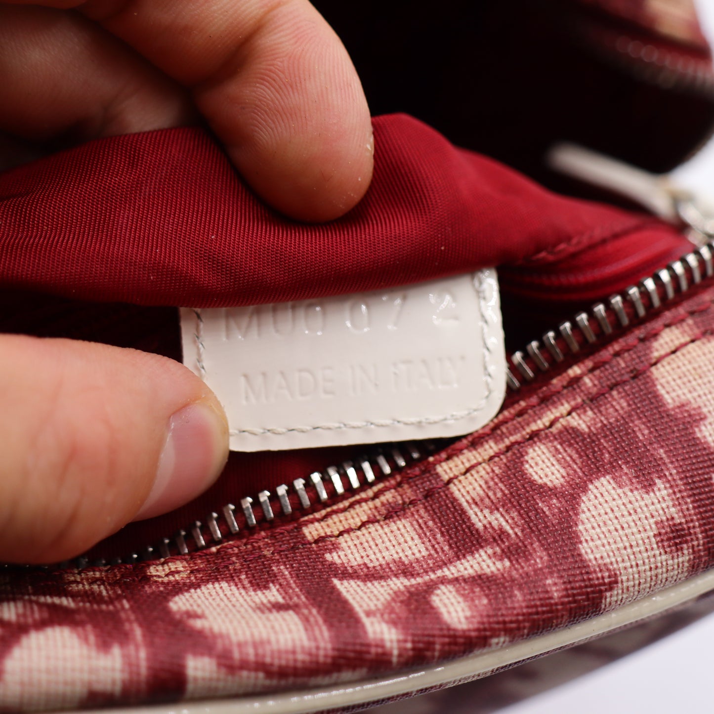 Christian Dior Trotter Monogram Red - 795