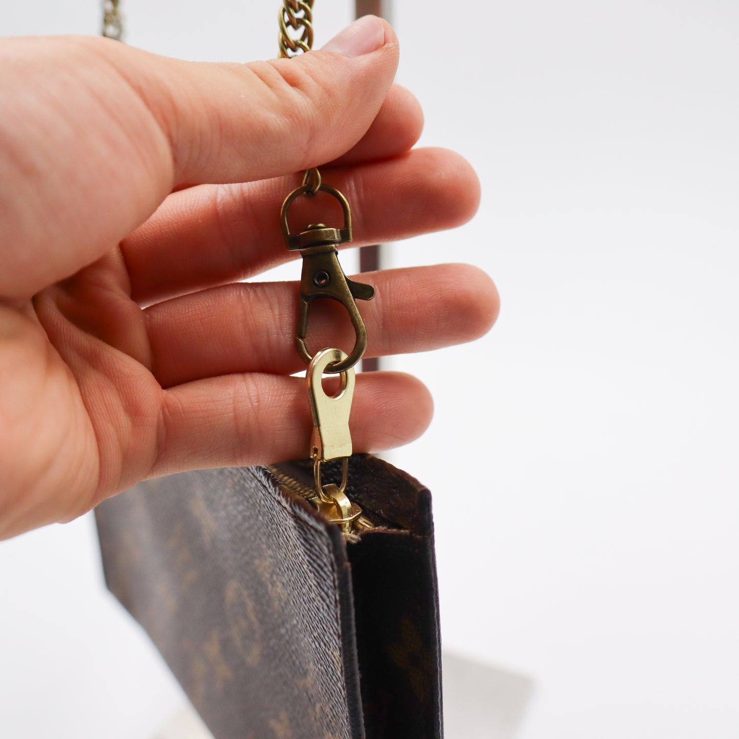Louis Vuitton Mini Pochette on Chain - 832