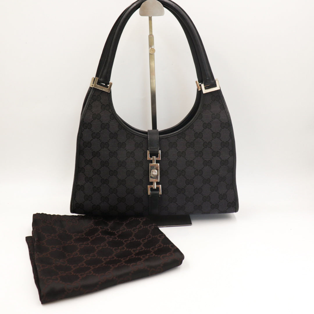 Gucci Jackie Monogramm Schwarz