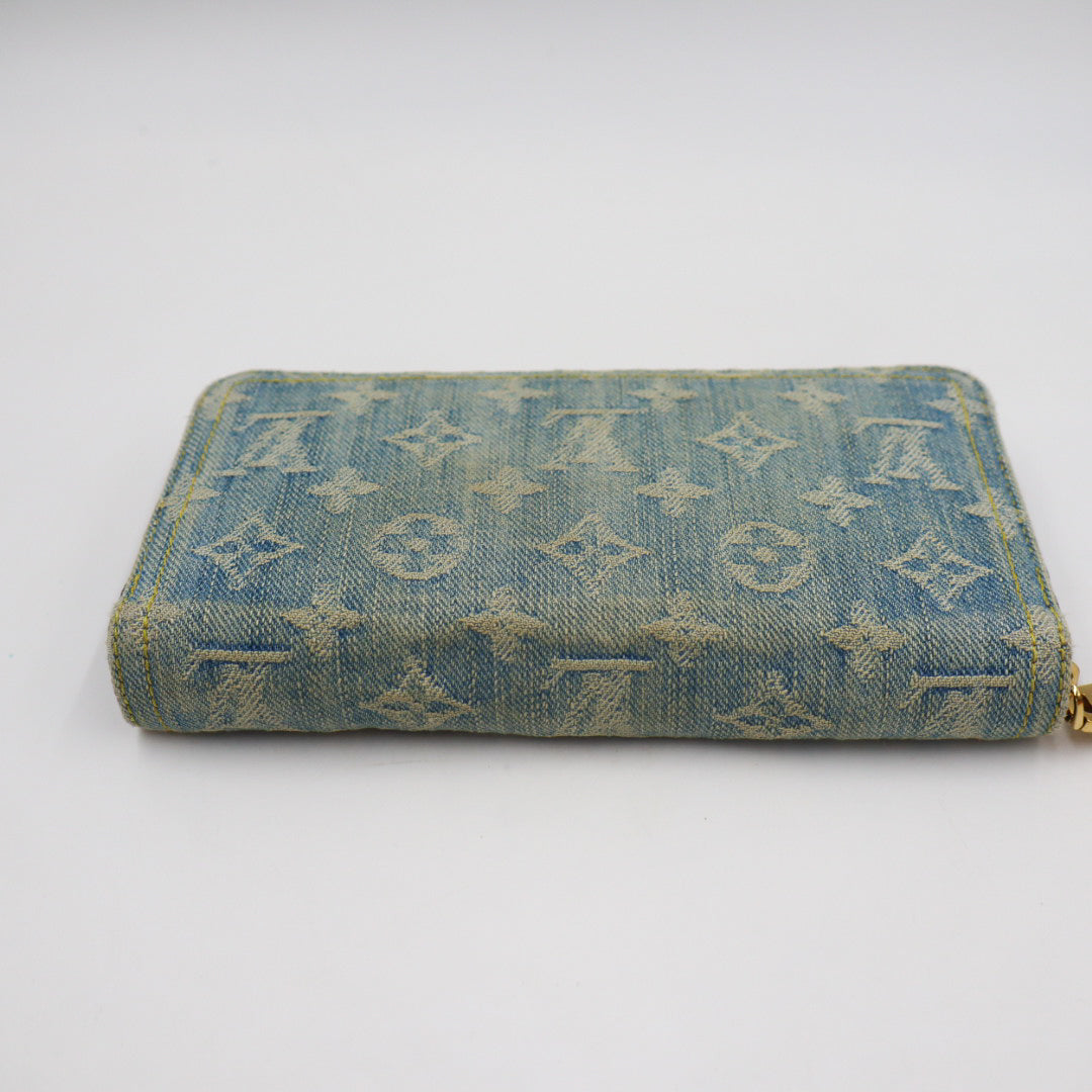 Louis Vuitton Denim Zippy Monogramm