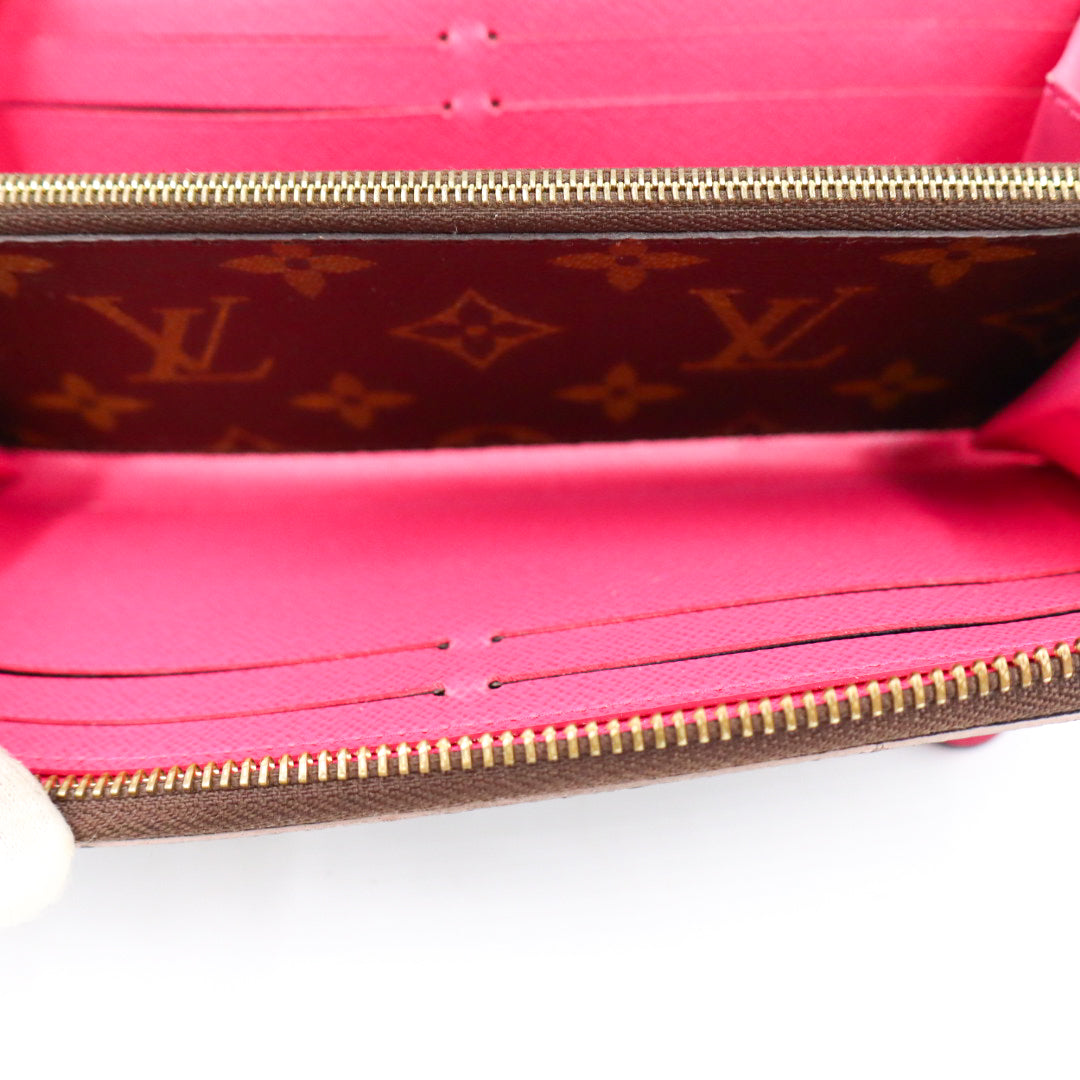 Louis Vuitton Clemence Flower Charm Wallet