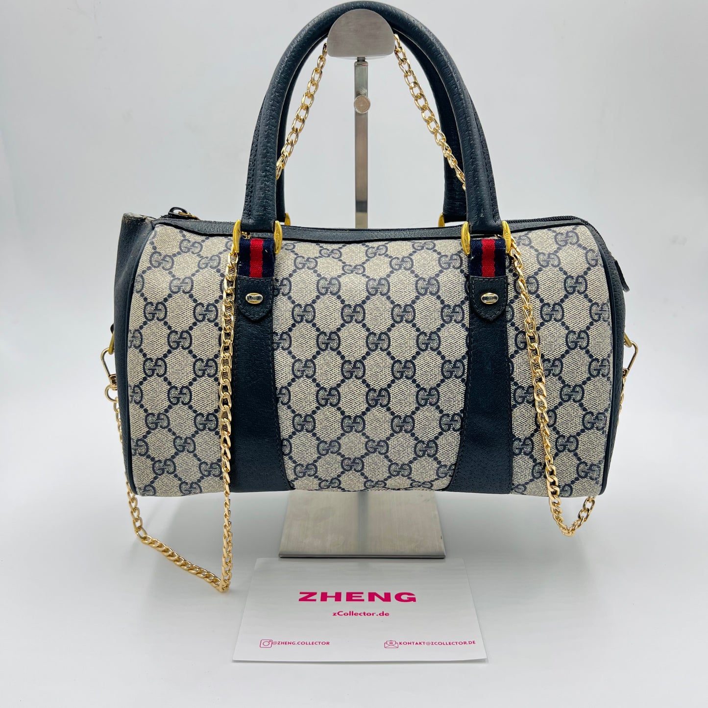 Gucci Mini Boston Sherry Line - 256