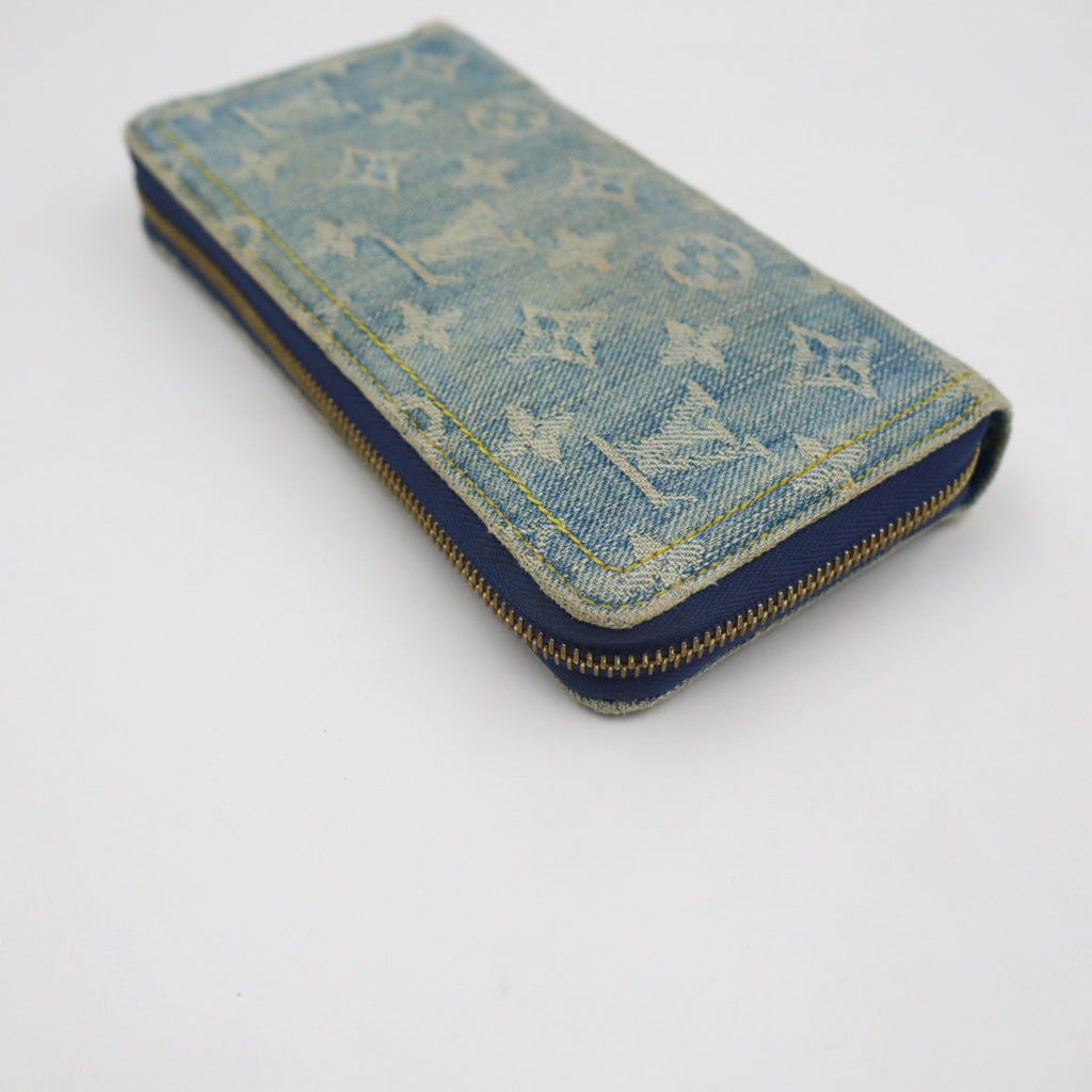 Louis Vuitton Denim Zippy Monogramm