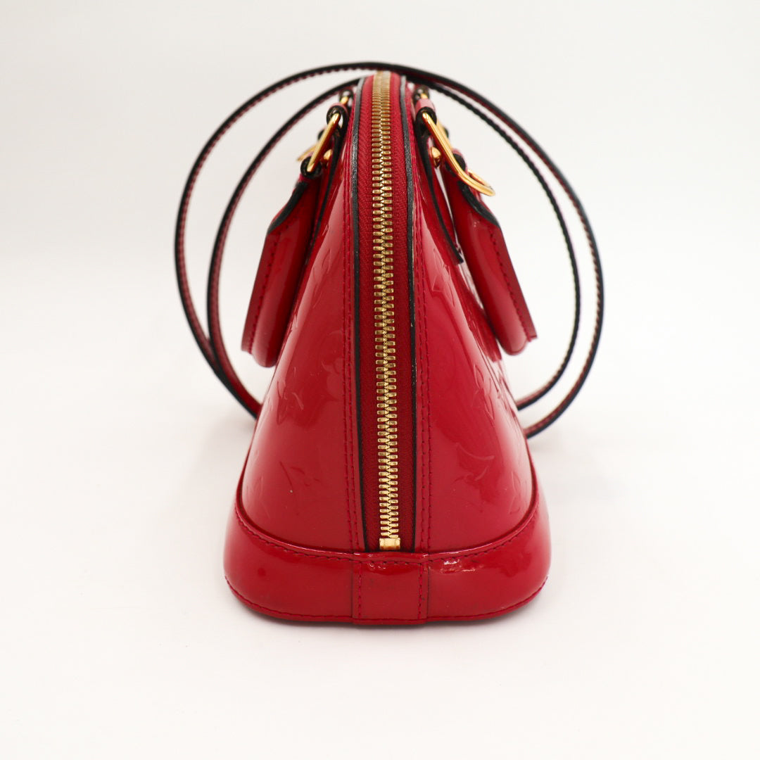 Louis Vuitton Alma BB Rot Vernis