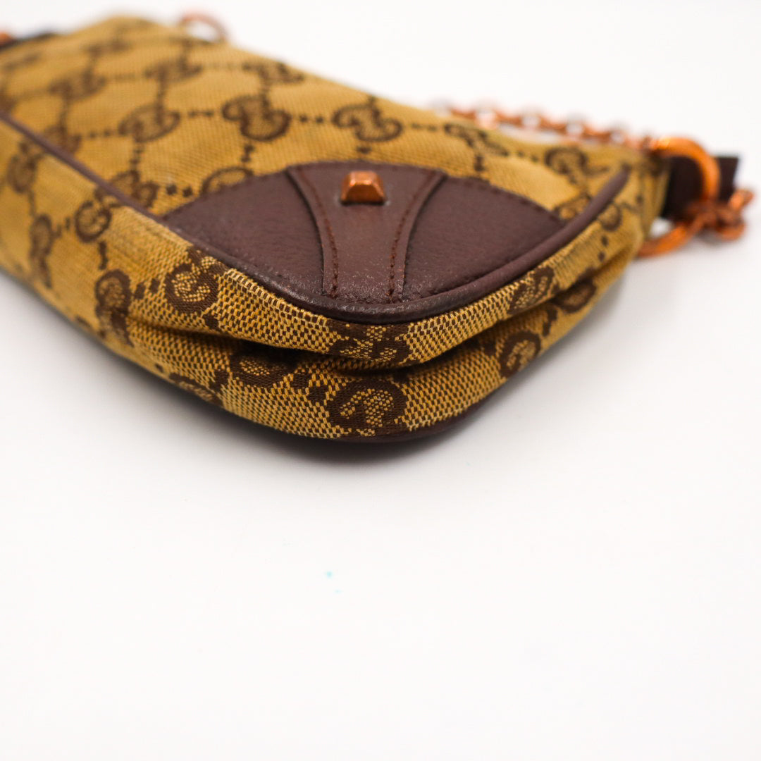 Gucci Pochette Nailhead Monogramm
