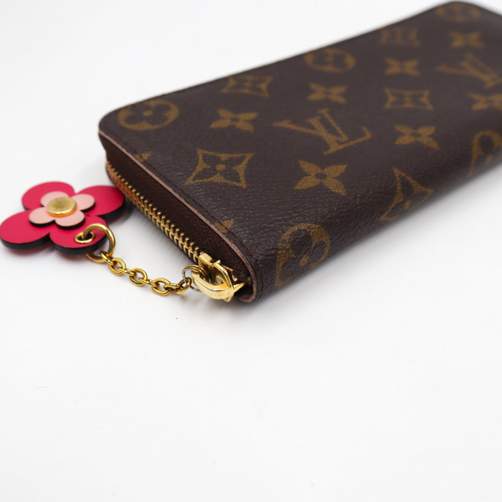 Louis Vuitton Clemence Flower Charm Wallet