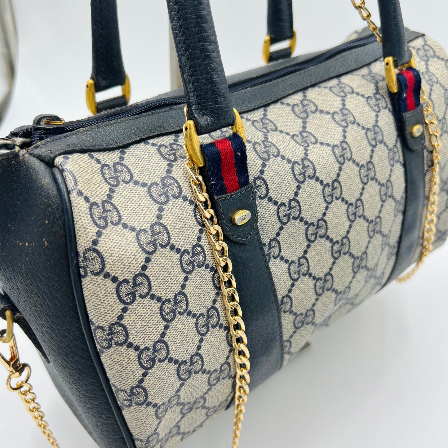 Gucci Mini Boston Sherry Line - 256