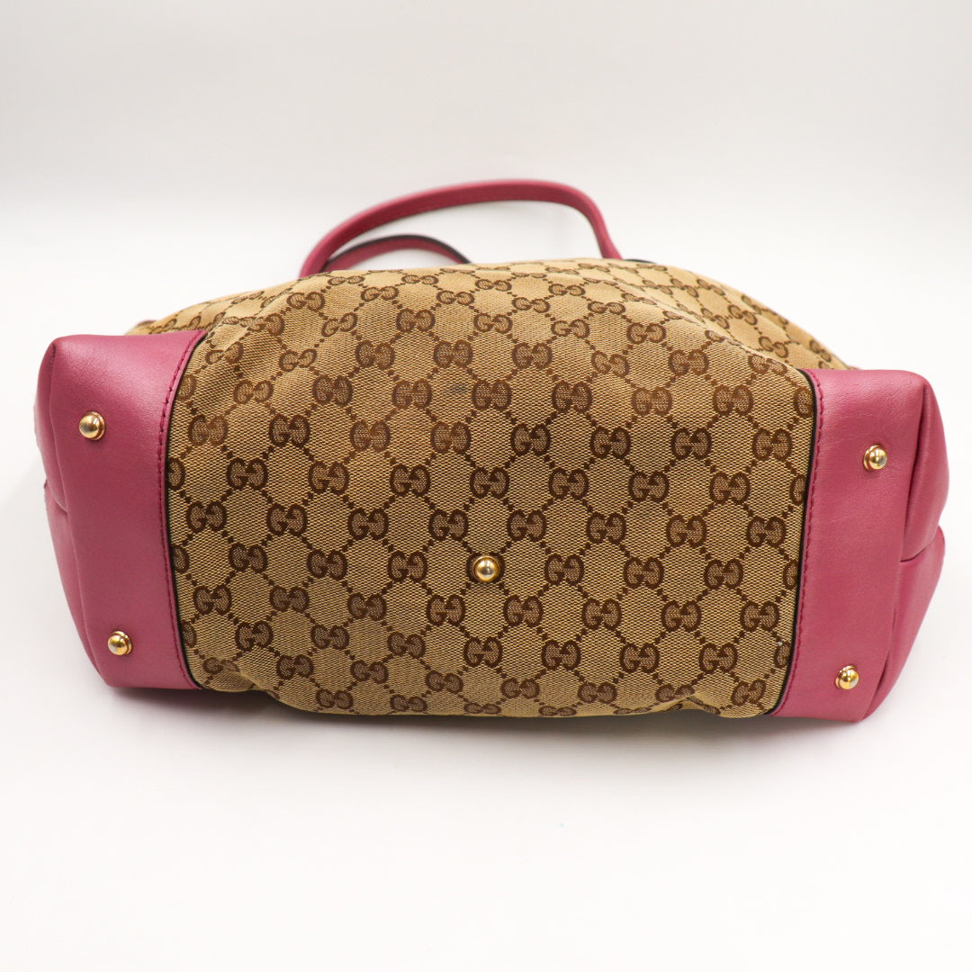 Gucci Heart Bit Tote Bag Monogramm