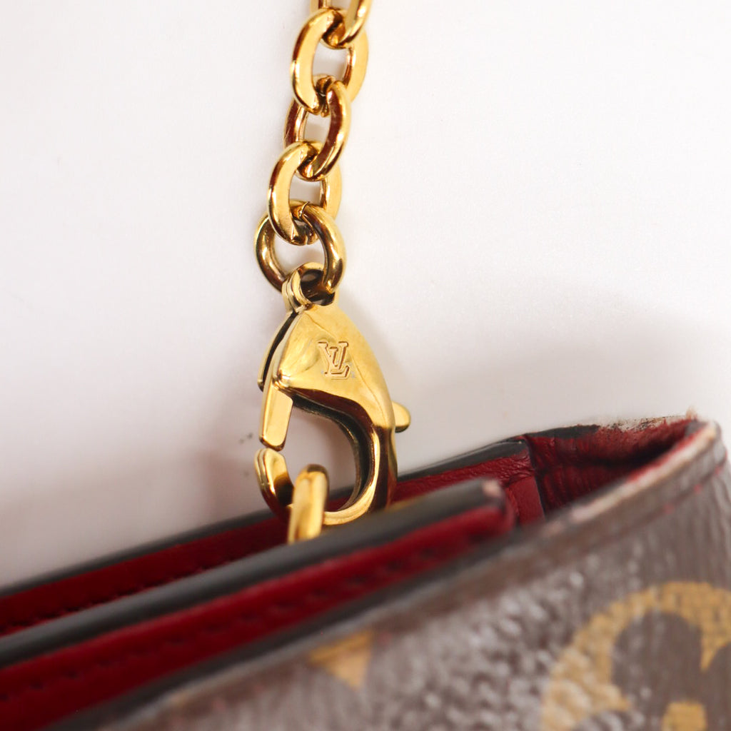Louis Vuitton Portefeuille Flore Wallet on Chain