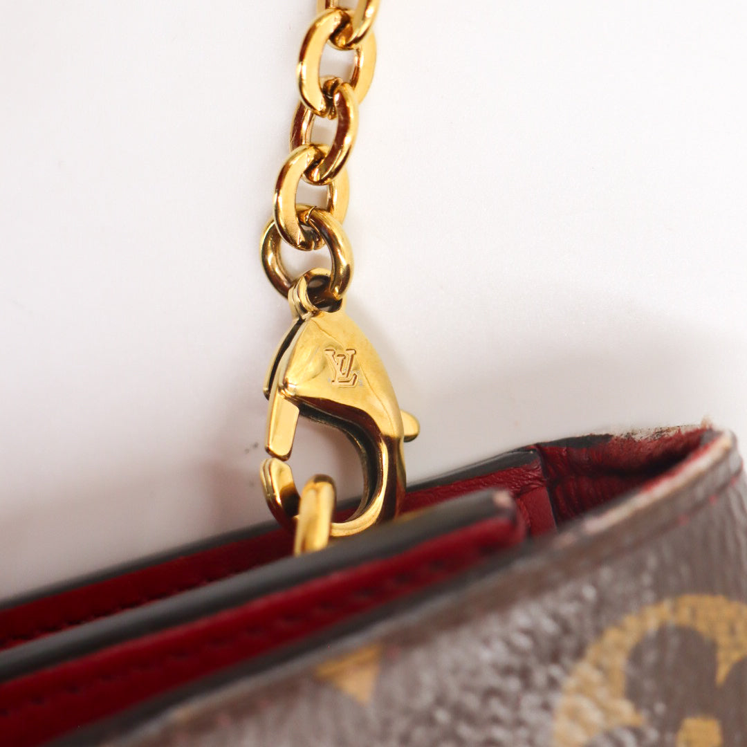 Louis Vuitton Portefeuille Flore Wallet on Chain
