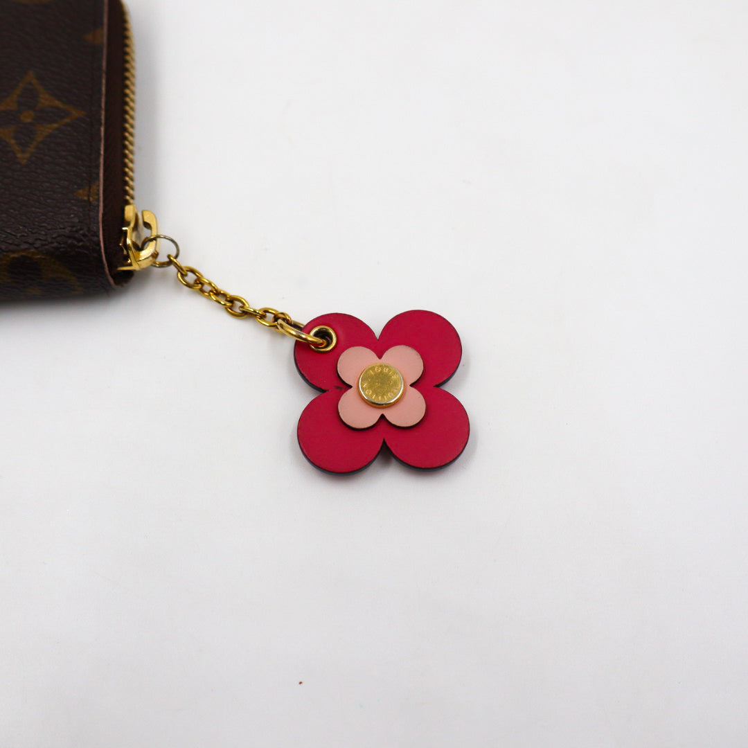 Louis Vuitton Clemence Flower Charm Wallet