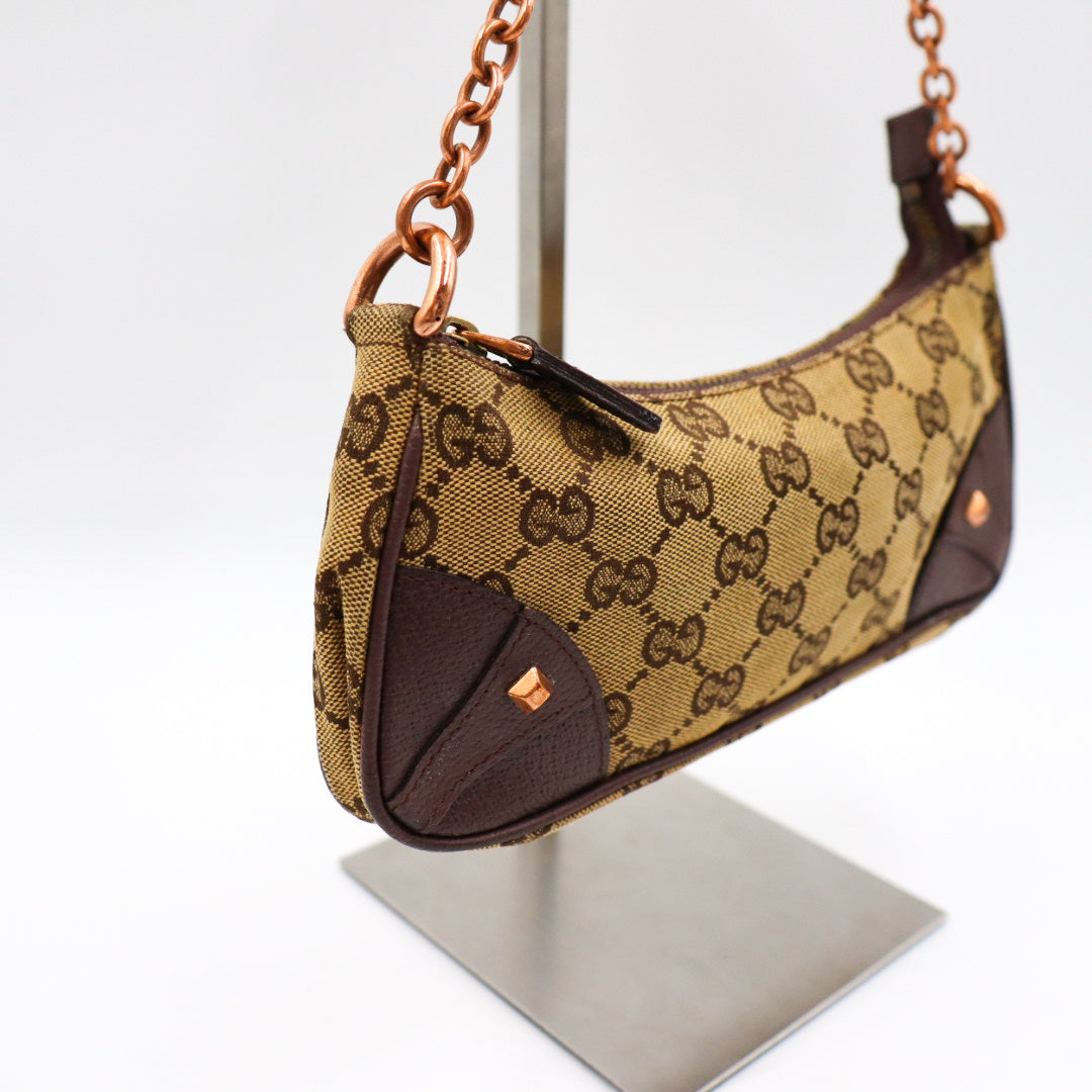 Gucci Pochette Nailhead Monogramm