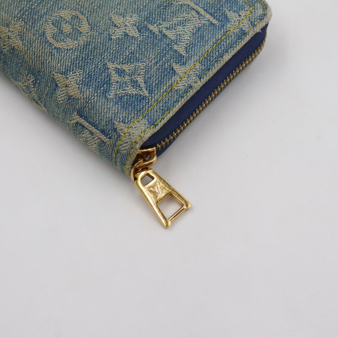 Louis Vuitton Denim Zippy Monogramm
