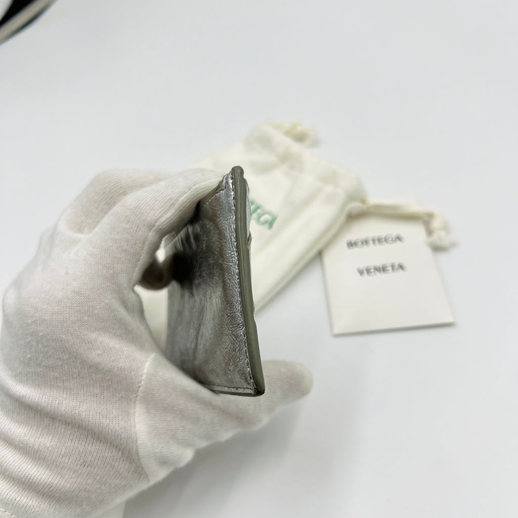 Bottega Veneta Silver Cardholder - 263