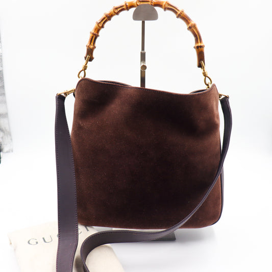 Gucci Bamboo Suede GG - 597
