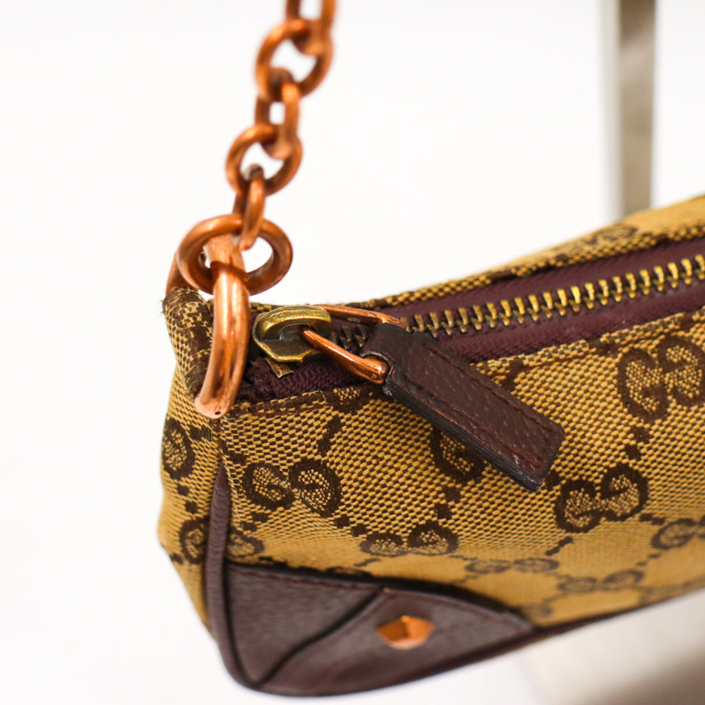 Gucci Pochette Nailhead Monogramm