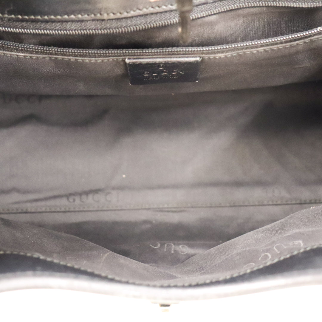 Gucci Jackie Monogramm Schwarz