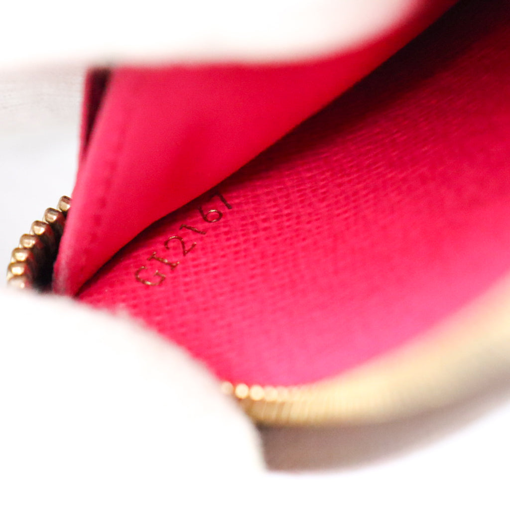 Louis Vuitton Clemence Flower Charm Wallet