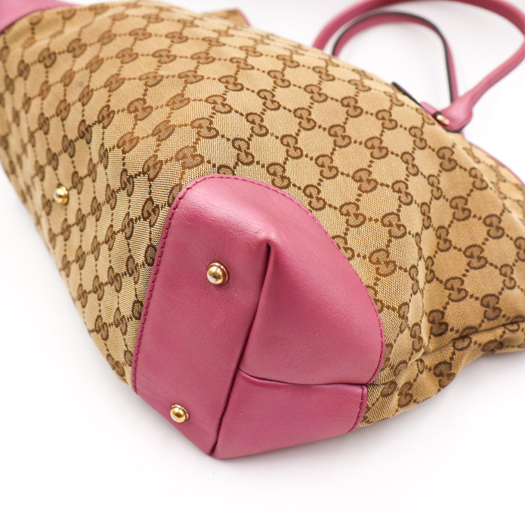 Gucci Heart Bit Tote Bag Monogramm