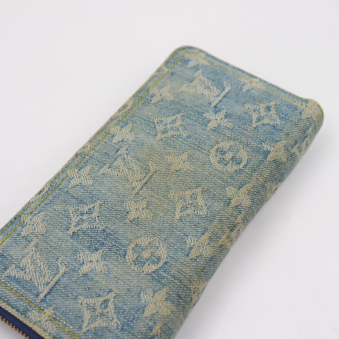 Louis Vuitton Denim Zippy Monogramm