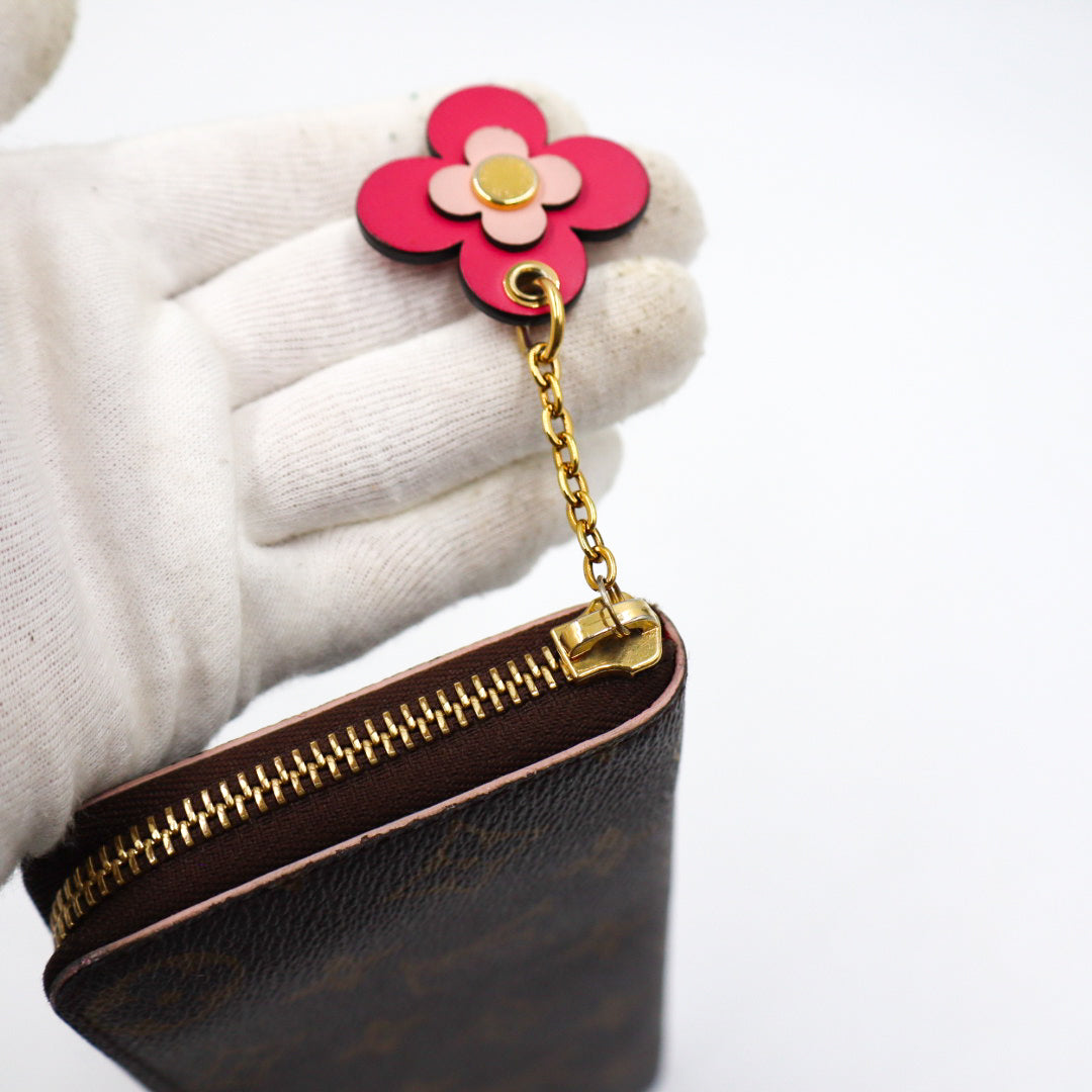 Louis Vuitton Clemence Flower Charm Wallet