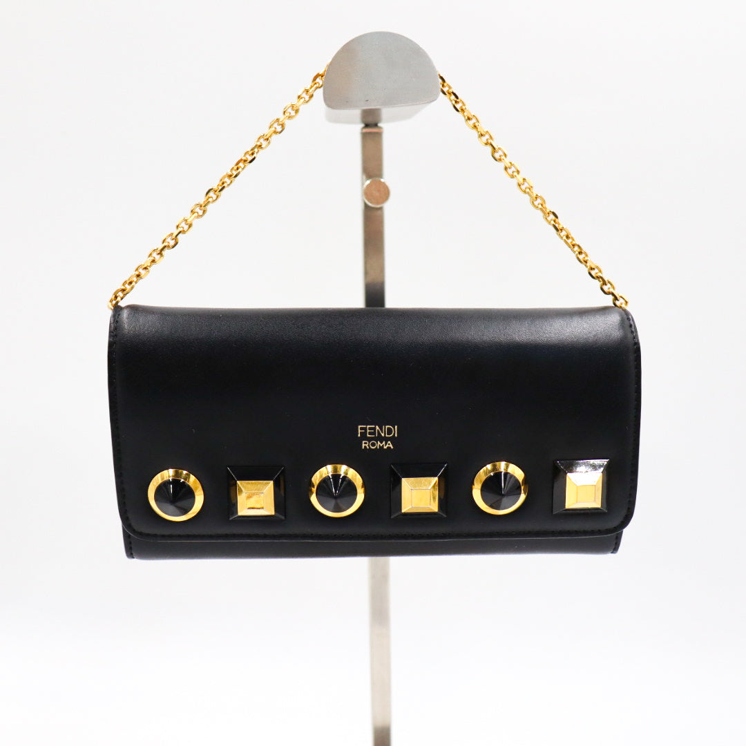 Fendi Leather Wallet on Chain