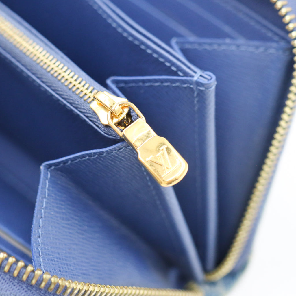 Louis Vuitton Denim Zippy Monogramm