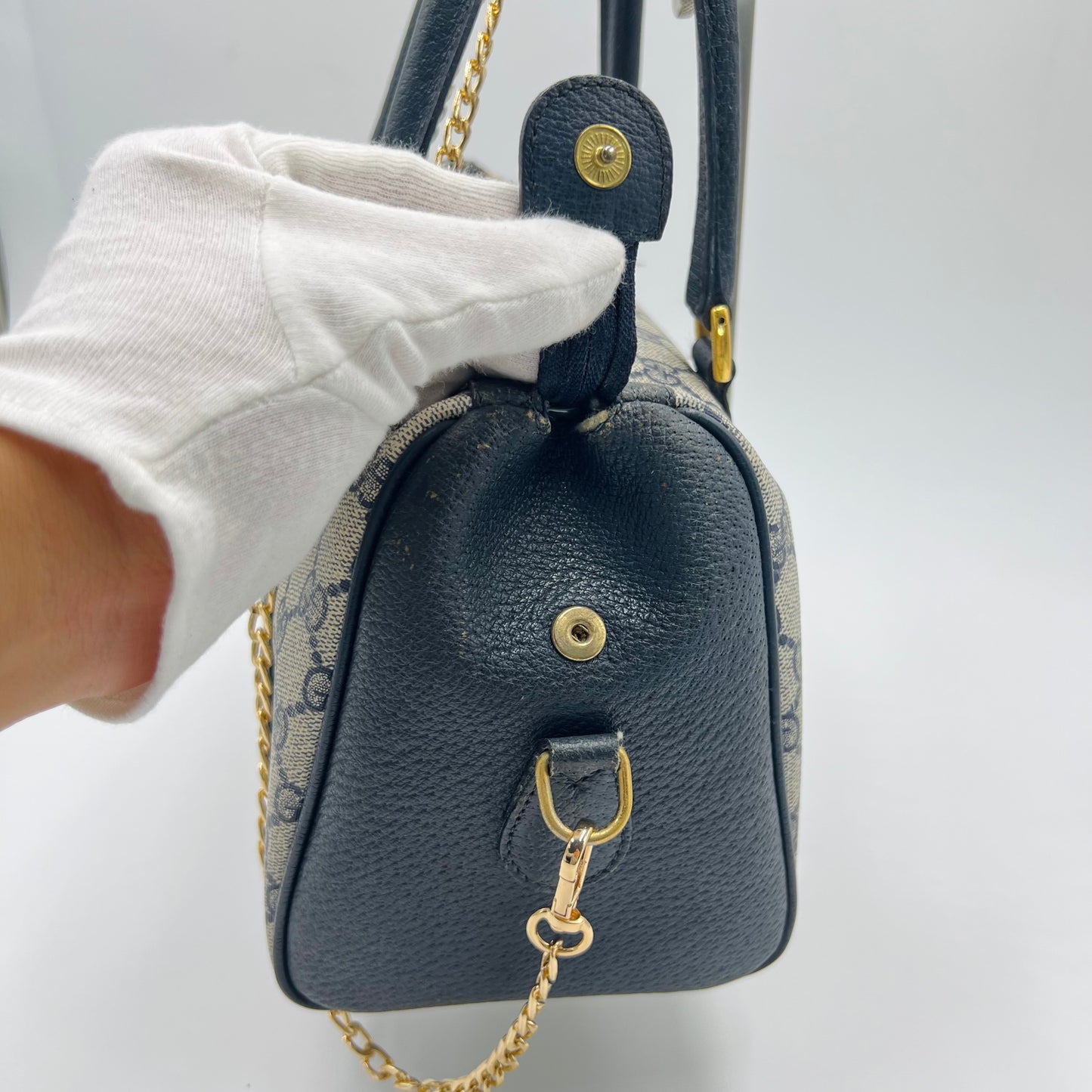 Gucci Mini Boston Sherry Line - 256