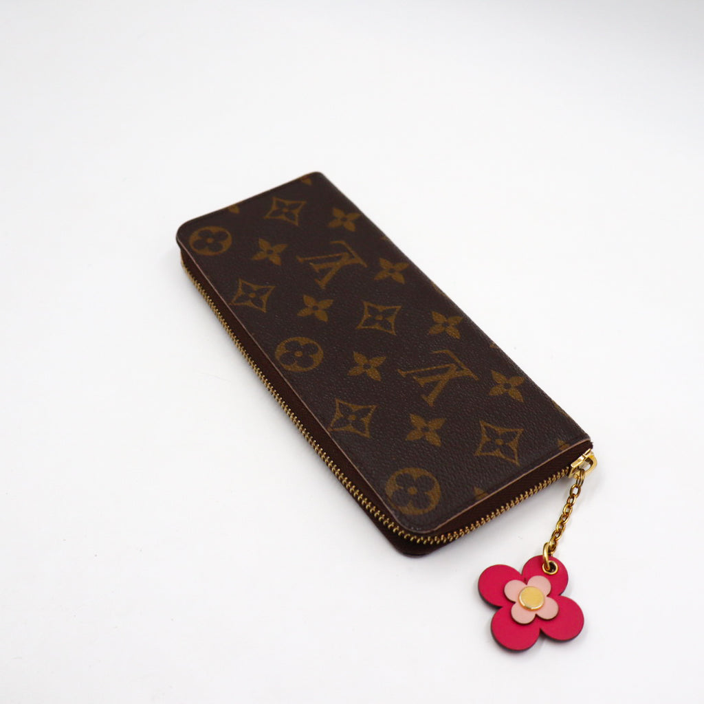 Louis Vuitton Clemence Flower Charm Wallet