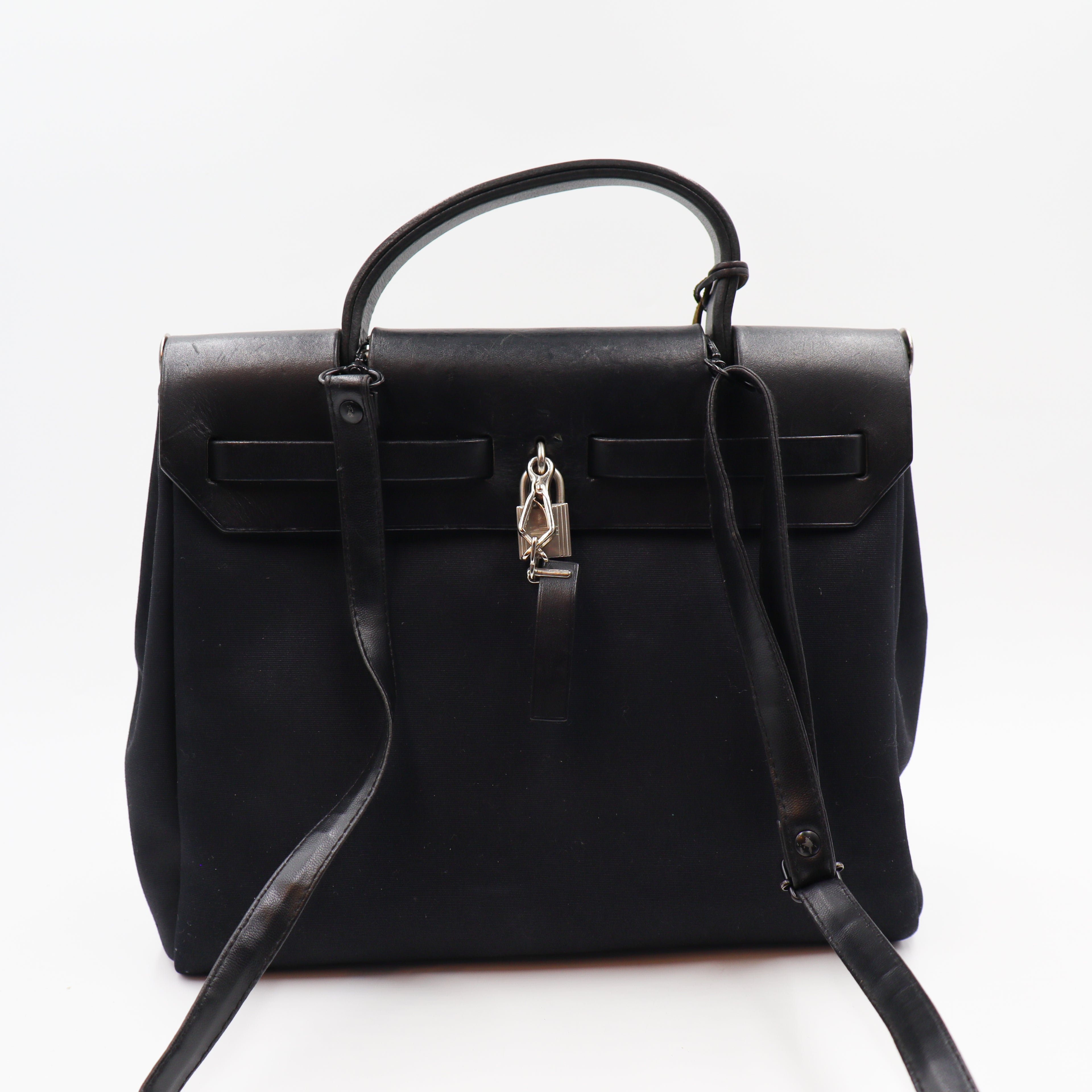 Hermes Herbag Black PM - 1044