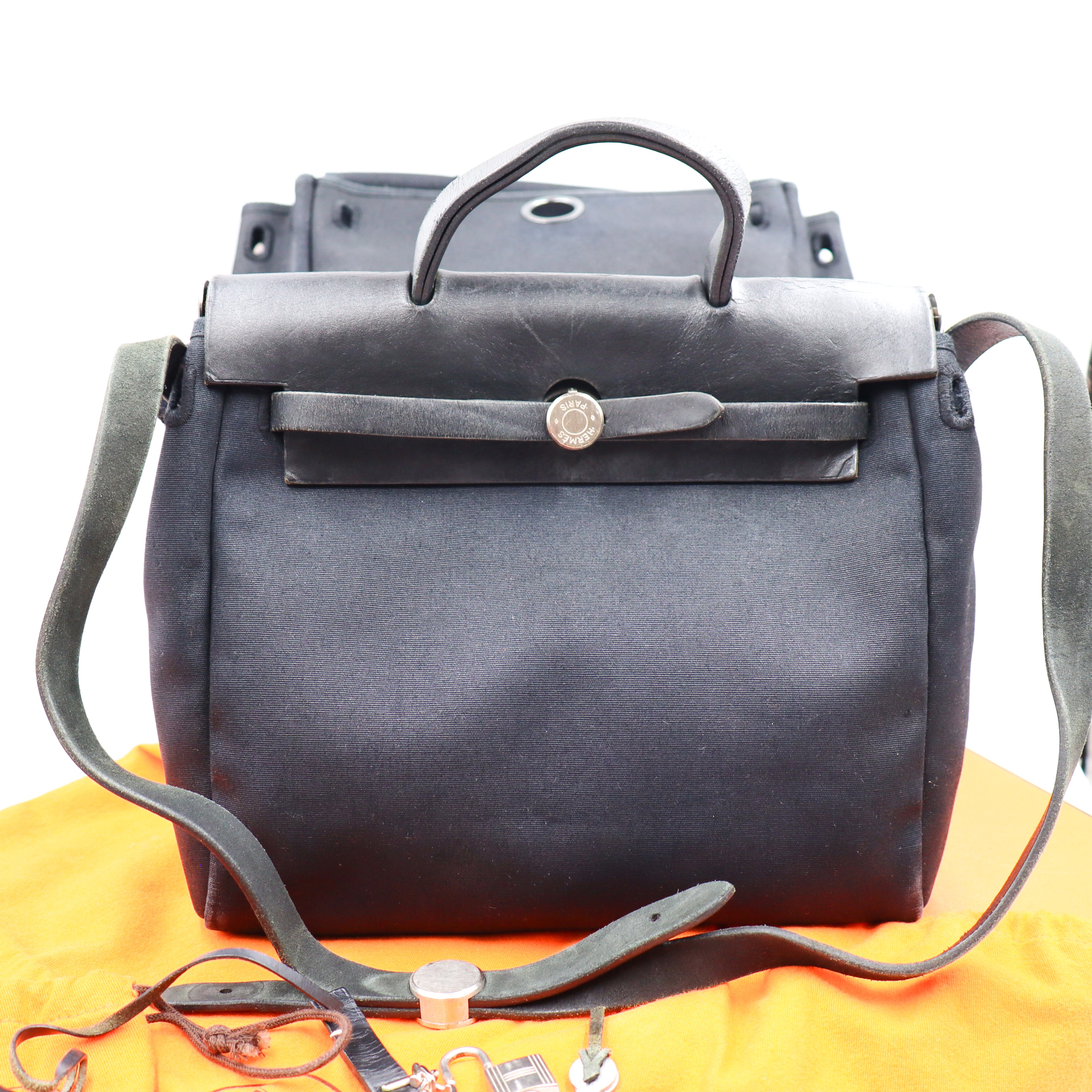 Hermes Herbag Black PM - 1087