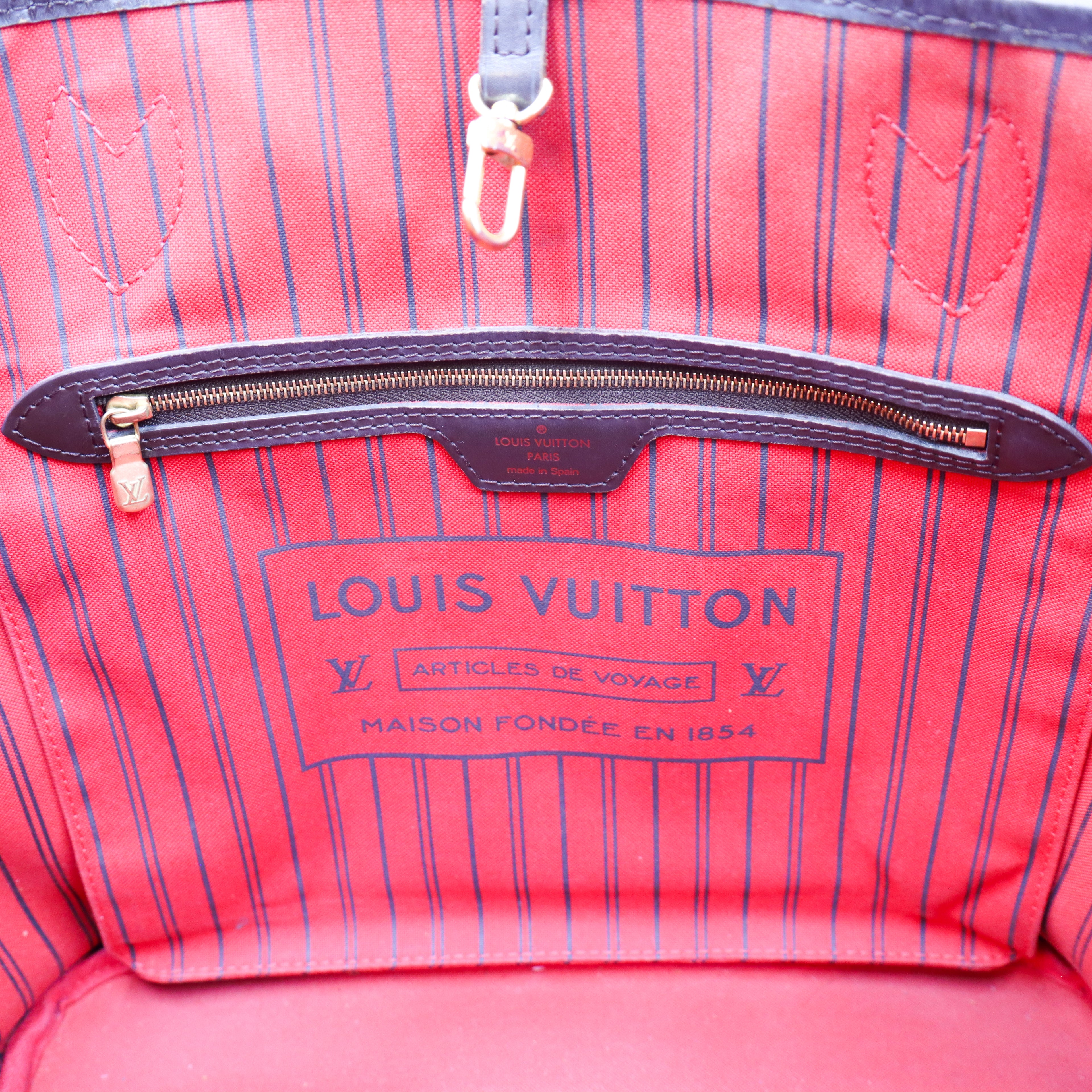 Louis Vuitton Neverfull Damier inkl. Pouch MM - 1098