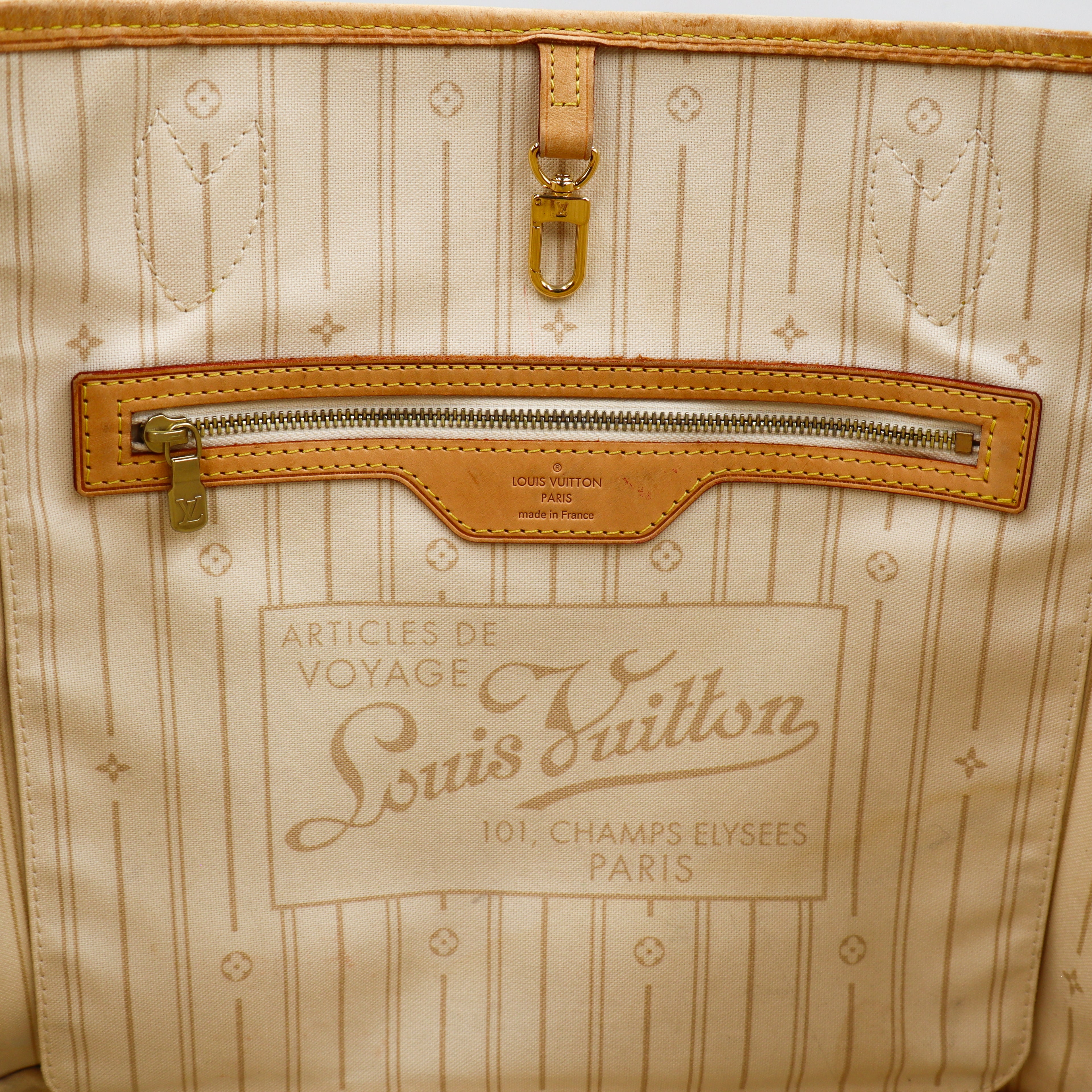 Louis Vuitton Neverfull Azur MM inkl. Box - 1107