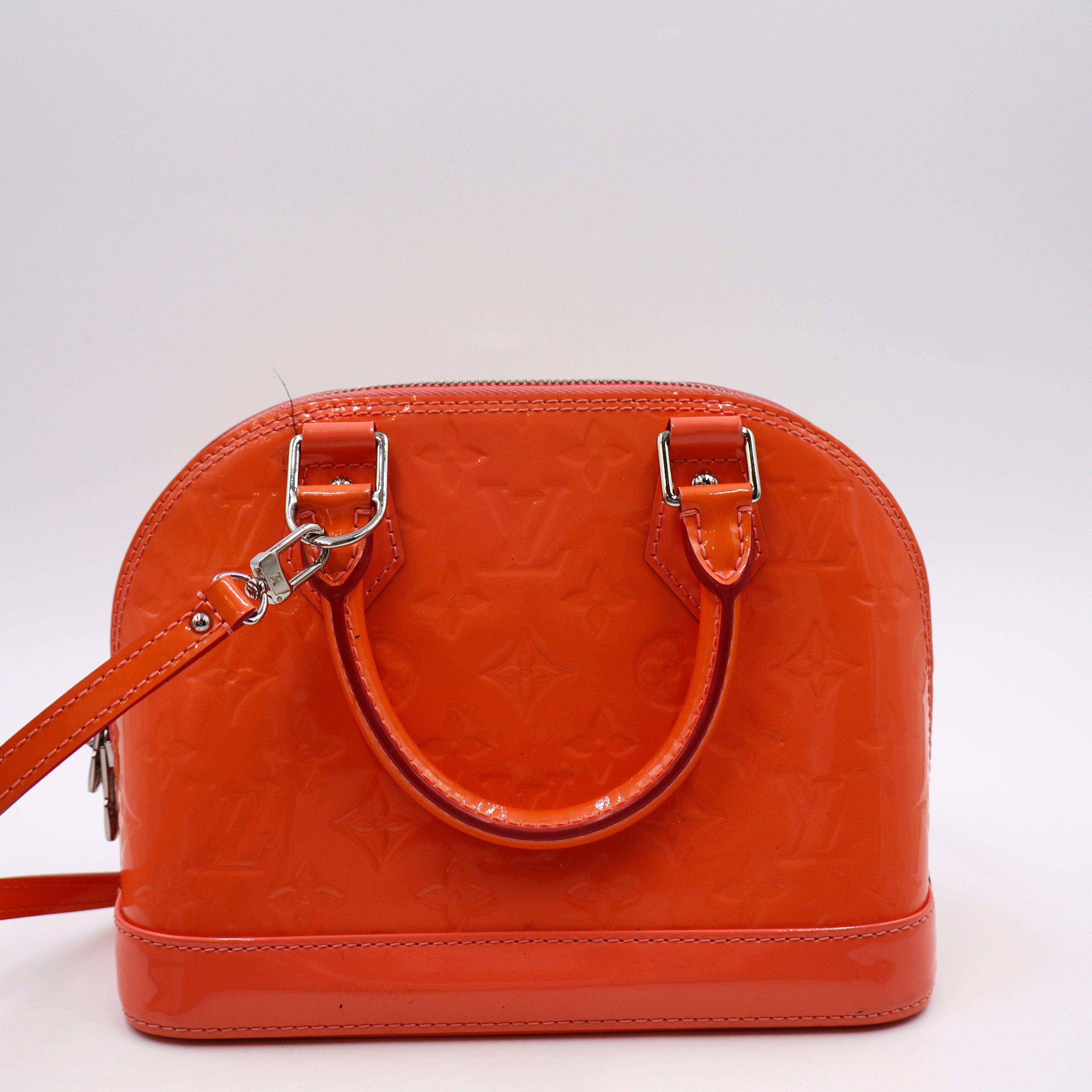 Louis Vuitton Alma BB Orange Vernis - 1165