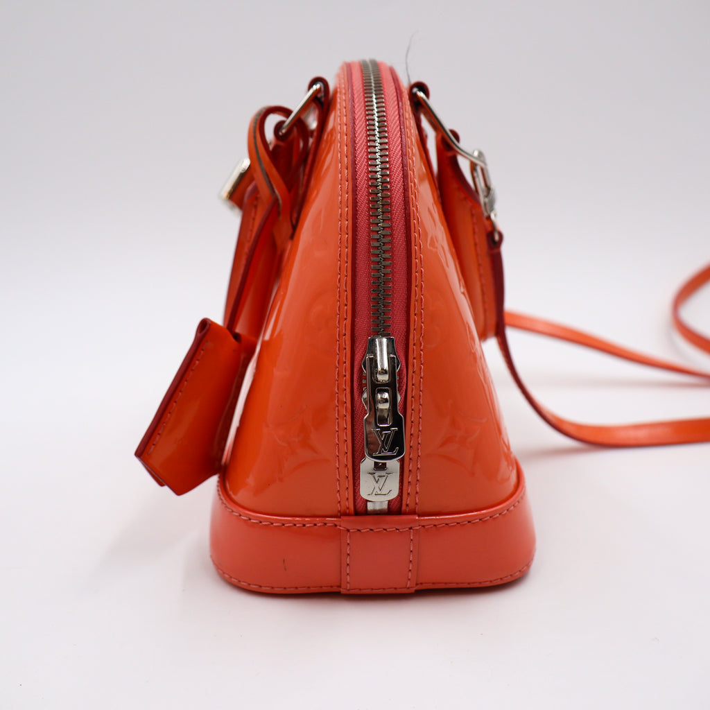Louis Vuitton Alma BB Orange Vernis - 1165