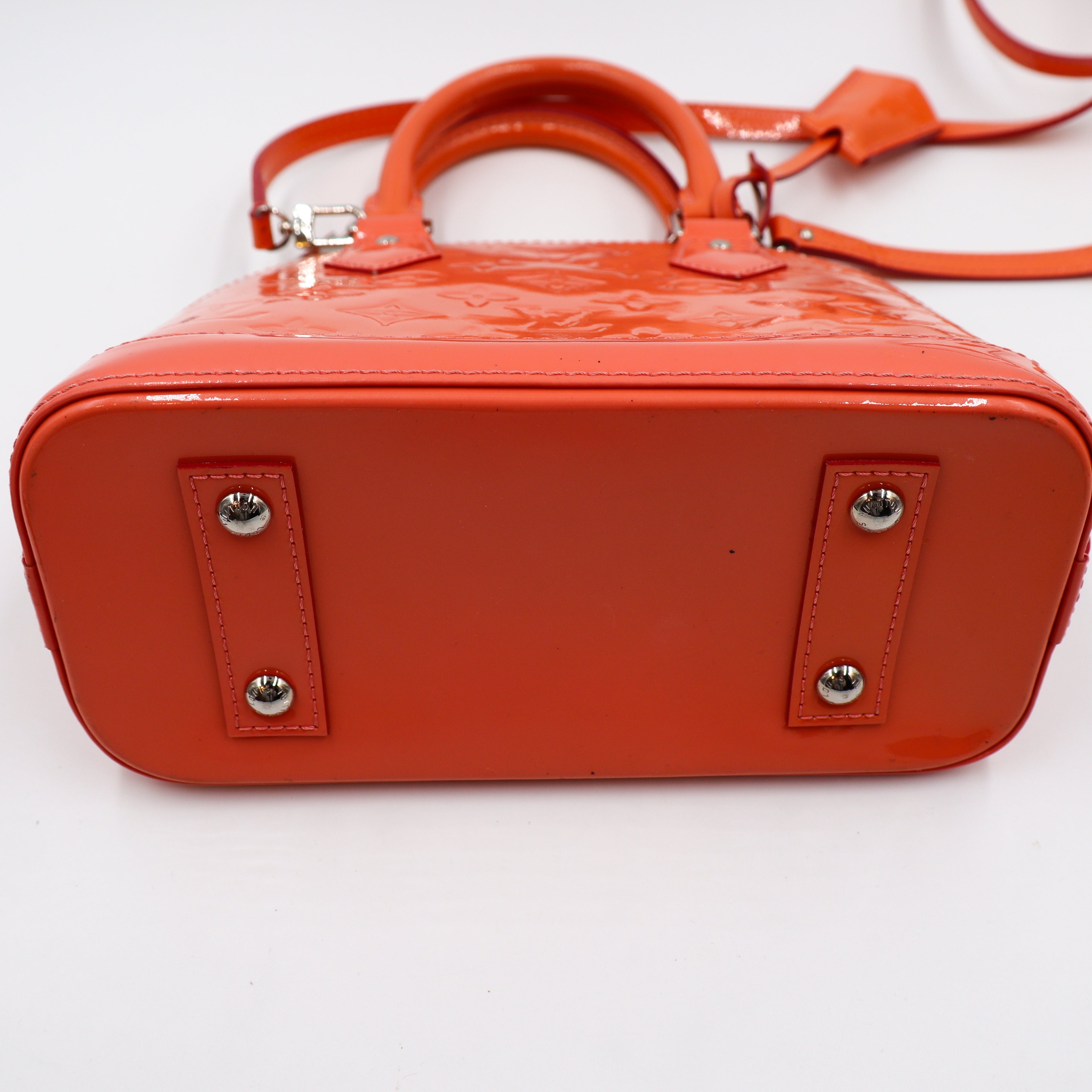 Louis Vuitton Alma BB Orange Vernis - 1165