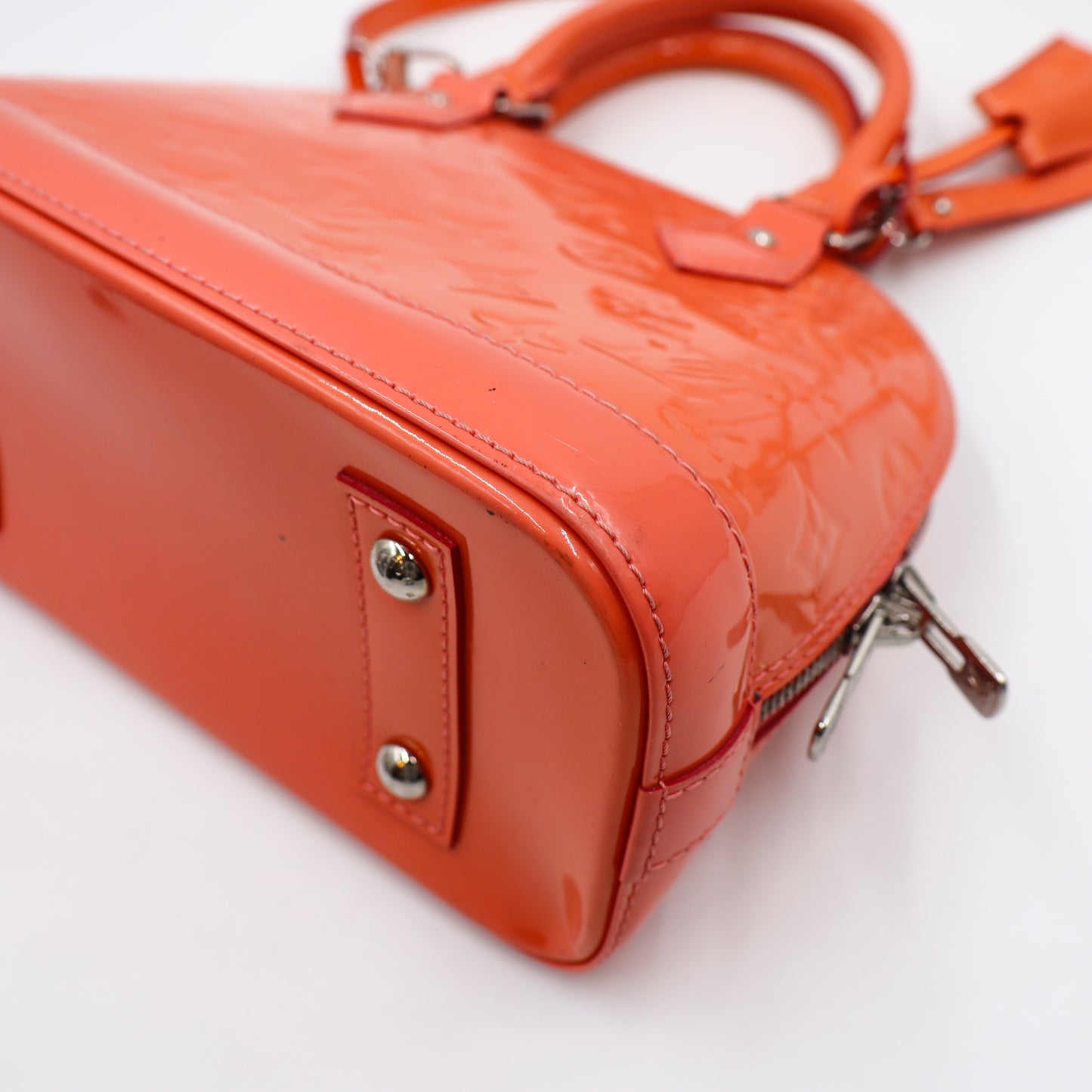 Louis Vuitton Alma BB Orange Vernis - 1165