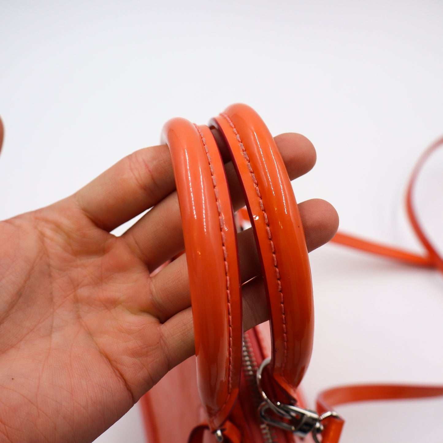 Louis Vuitton Alma BB Orange Vernis - 1165