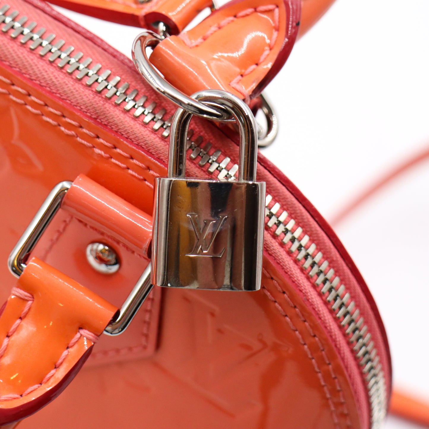 Louis Vuitton Alma BB Orange Vernis - 1165