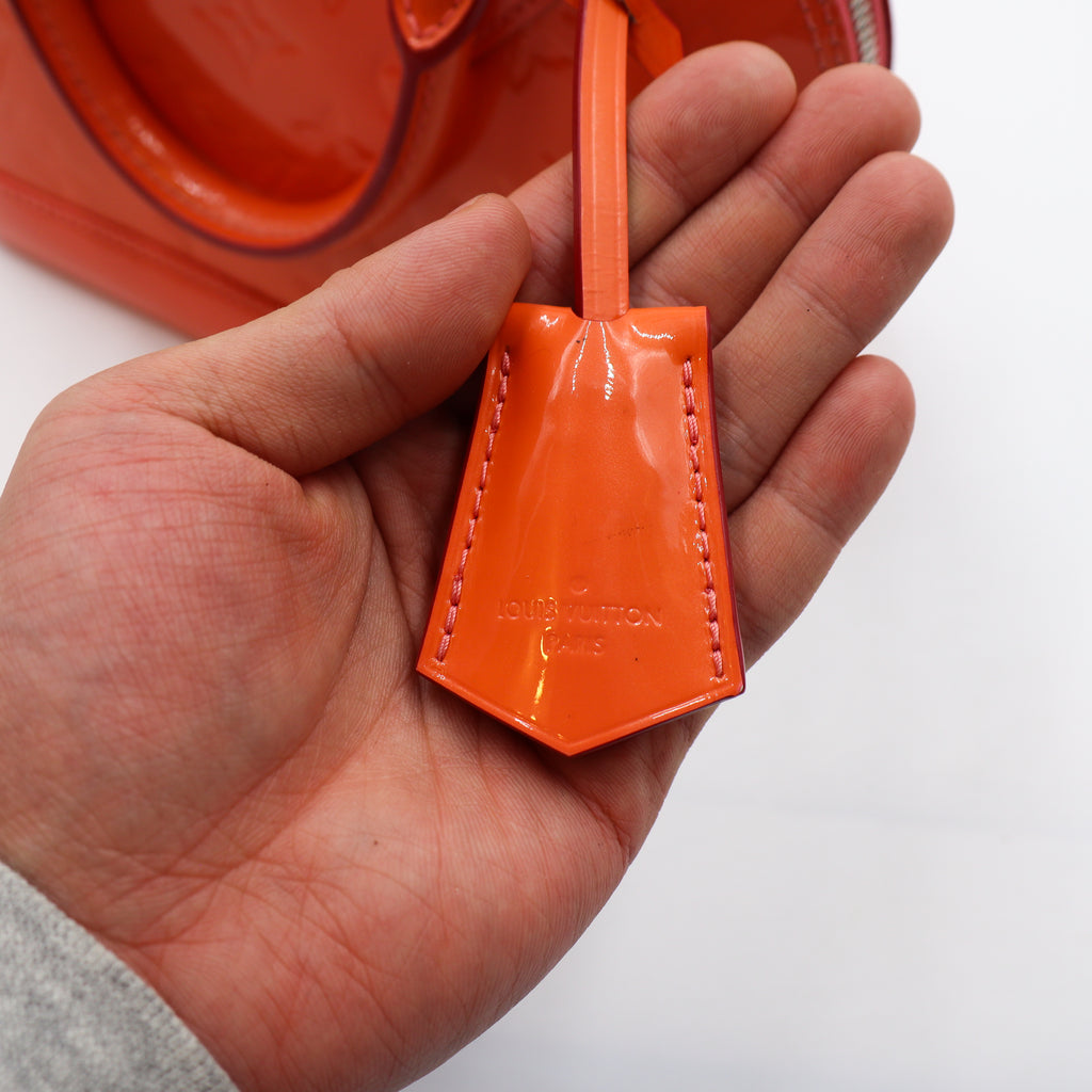 Louis Vuitton Alma BB Orange Vernis - 1165