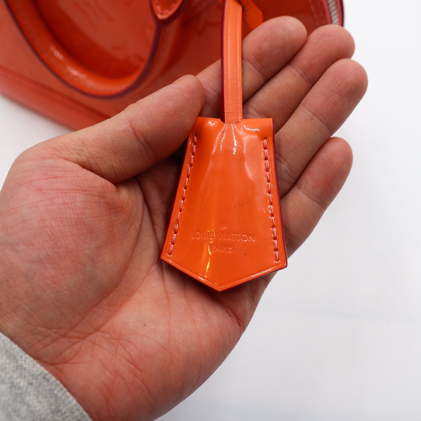 Louis Vuitton Alma BB Orange Vernis - 1165